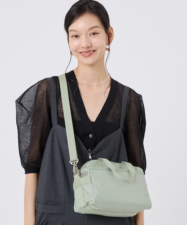 SMALL UPTOWN SATCHEL グリーンカーキC