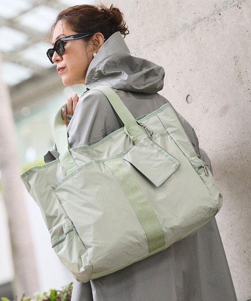 【Essential Collection×Naoko Okusa】URBAN TOTE2 グリーンカーキC