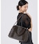ESSENTIAL E/W BOWLER TOTE ダークチョコレートC