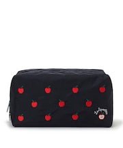 LARGE ZIP POUCH レッドアップルエンブロイダリー