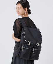 【Essential Collection×Naoko Okusa】MODERN FLAP BACKPACK3 ブラックC