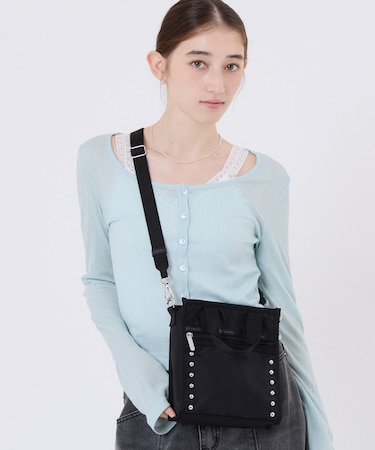 STUDS MINI N/S TOTE ブラックスタッズ