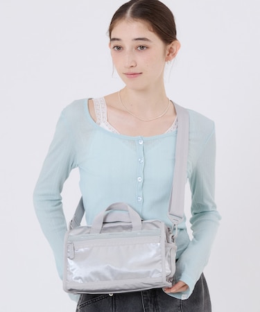 MINI DUFFEL CROSSBODY フロストシルバーシャイン
