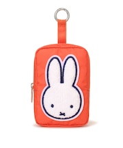 【LeSportsac×Miffy】RECTANGULAR POUCH CHARM ミッフィーオレンジパッチワーク