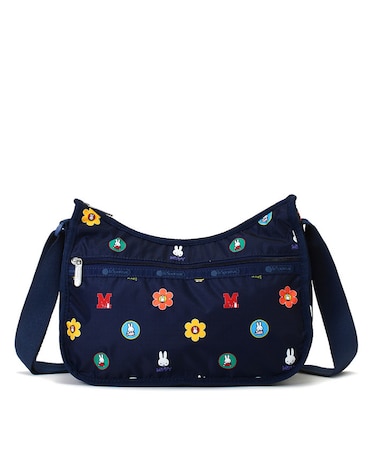 【LeSportsac×Miffy】CLASSIC HOBO ミッフィーネイビーポルカドット