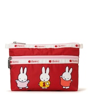 【LeSportsac×Miffy】COSMETIC CLUTCH ミッフィーアンドフレンズレッド