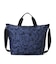DELUXE EASY CARRY TOTE ボーホーペイズリーネイビー