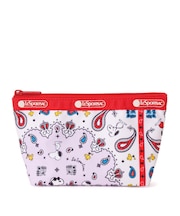 【LeSportsac×PEANUTS】SMALL SLOAN COSMETIC ピーナッツ バンダナパーティー マルチ