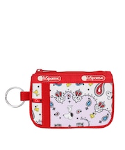 【LeSportsac×PEANUTS】KEY CARD HOLDER ピーナッツ バンダナパーティー マルチ