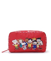 【LeSportsac×PEANUTS】RECTANGULAR COSMETIC ピーナッツギャング コスメティック レッド