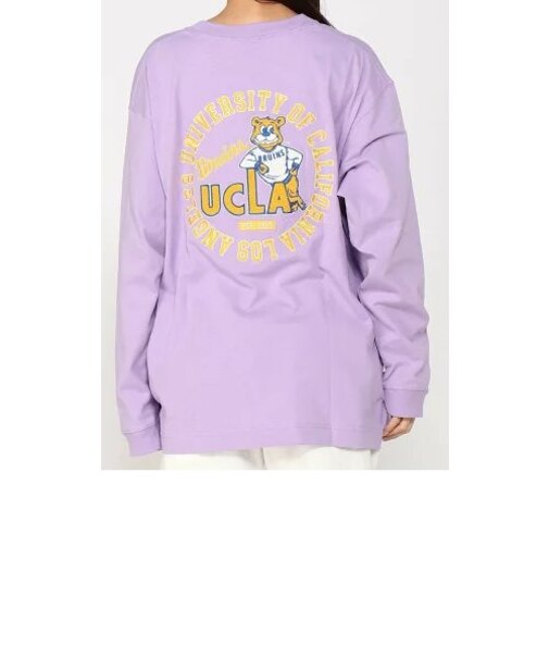 UCLA刺繍L/S BIG TEE