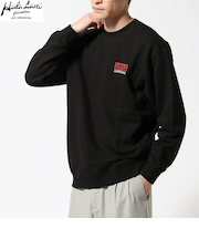 COMIC裏毛プリント トレーナー