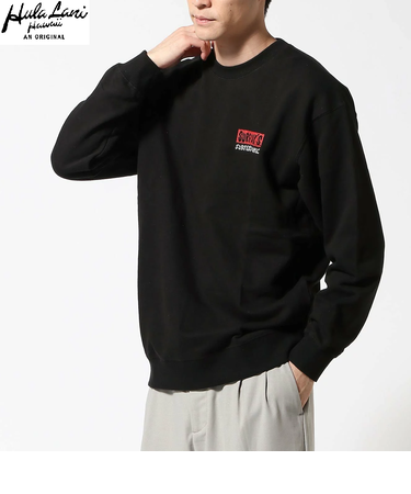 COMIC裏毛プリント トレーナー