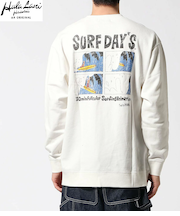 COMIC裏毛プリント トレーナー