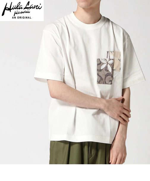 綿アロハ SSポケットBIG TEE