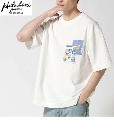 綿ｱﾛﾊ SSﾎﾟｹｯﾄBIG TEE
