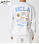 UCLA裏毛ﾌﾟﾘﾝﾄ ﾄﾚｰﾅｰ