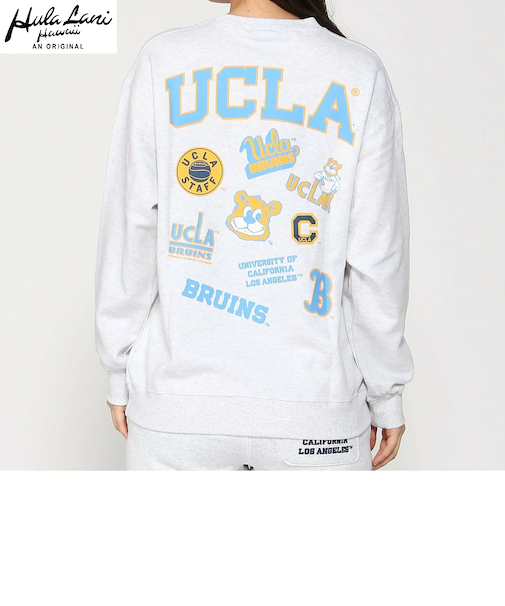 UCLA裏毛ﾌﾟﾘﾝﾄ ﾄﾚｰﾅｰ