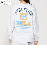 UCLA裏毛ﾌﾟﾘﾝﾄ ﾄﾚｰﾅｰ