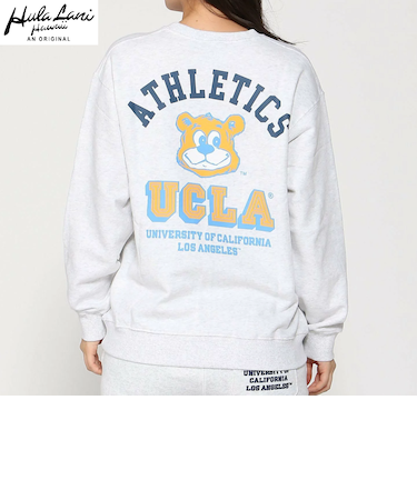 UCLA裏毛ﾌﾟﾘﾝﾄ ﾄﾚｰﾅｰ