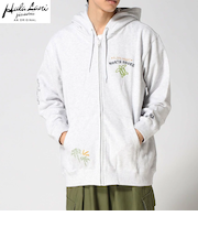 裏毛 刺繍ZIPパーカー