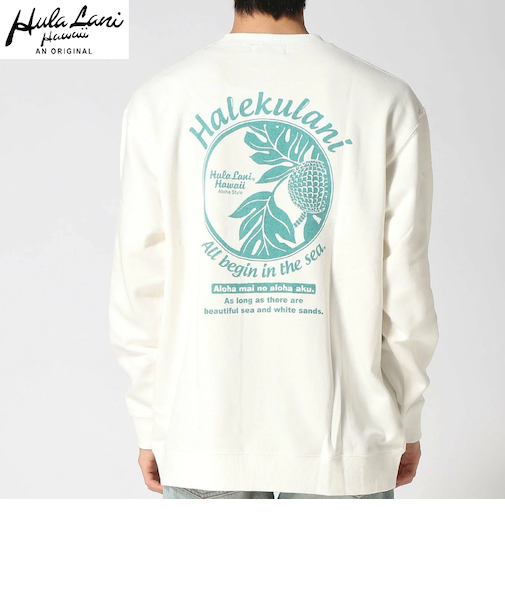 裏毛 プリント トレーナー