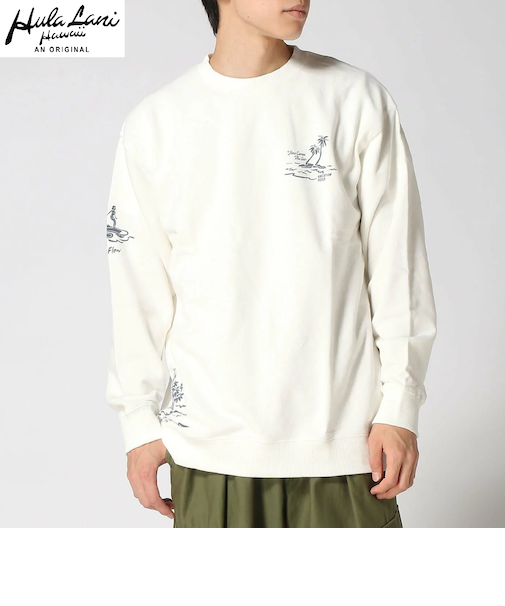 裏毛 プリント トレーナー