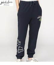 裏毛 刺繍ロングパンツ