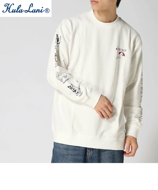 裏毛 プリント トレーナー