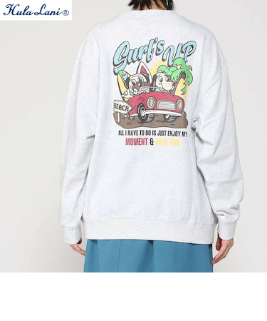 裏毛 ﾌﾟﾘﾝﾄ ﾄﾚｰﾅｰ