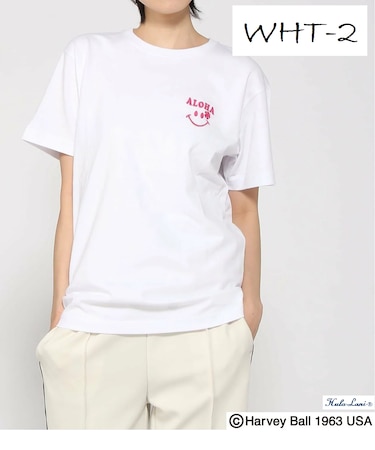SMILEY刺繍 SS TEE