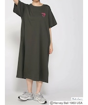 SMILEY刺繍 SS ﾜﾝﾋﾟｰｽ