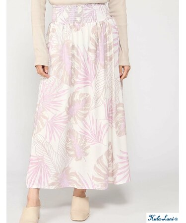 ｻﾏｰ天竺 総柄ﾛﾝｸﾞｽｶｰﾄ