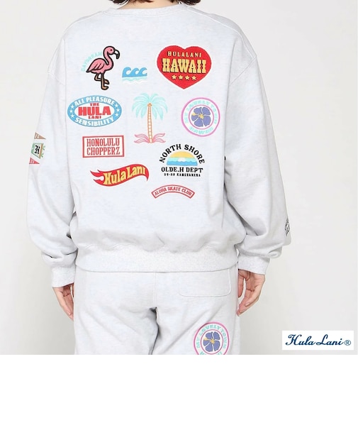 裏毛ﾜｯﾍﾟﾝ風刺繍BIGTR