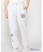 裏毛プリント ロングパンツ