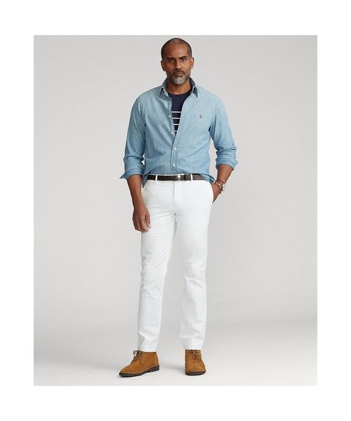 ZOYホワイト スリムフィット パンツ OUTLET | MENS パンツ / ショートパンツ