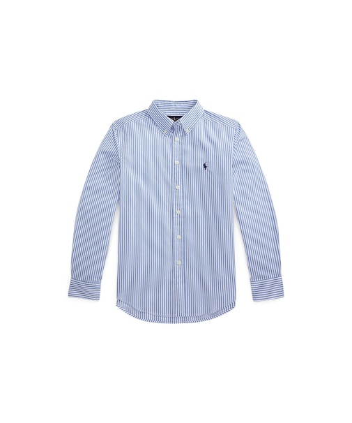 (ボーイズ 8才~20才)ストライプド コットン ポプリン シャツ