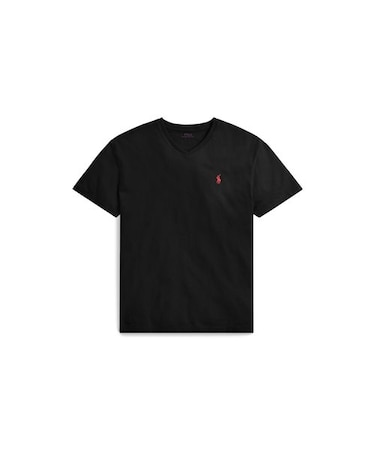 クラシック フィット ジャージー Vネック Tシャツ