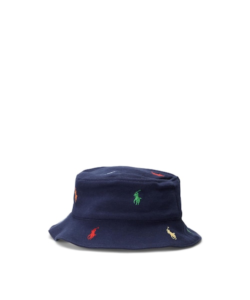 ベビー)Polo ベア インディゴ デニム バケット ハット｜ポロ ラルフ