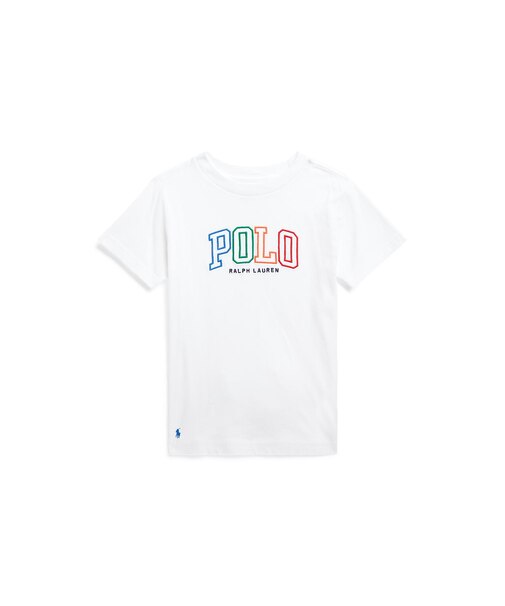 (ボーイズ 4才～7才)ロゴ コットン ジャージー Tシャツ
