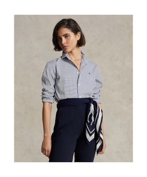 ストライプド コットン シャツ｜ポロ ラルフ ローレンの通販｜&mall