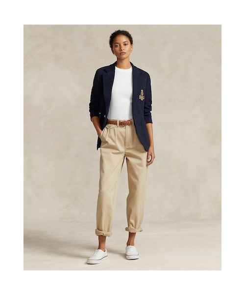 ロゴクレスト ニット ブレザー｜ポロ ラルフ ローレンの通販｜&mall