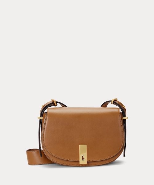 Polo ID カーフスキン サドル バッグ｜ポロ ラルフ ローレンの通販