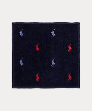 (ボーイズ 2才～4才)Polo ポニー コットン タオル ハンカチーフ