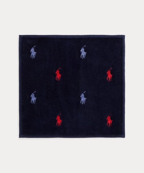 (ボーイズ 2才～4才)Polo ポニー コットン タオル ハンカチーフ