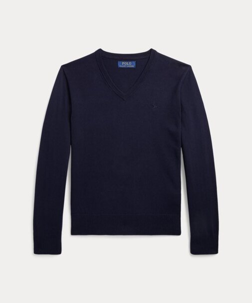 (ボーイズ 8才~20才)コットン Vネック セーター