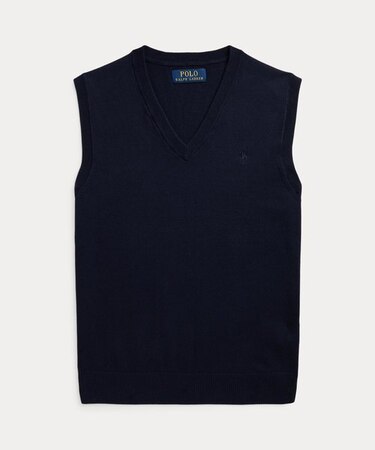 (ボーイズ 8才~20才)コットン Vネック セーター ベスト