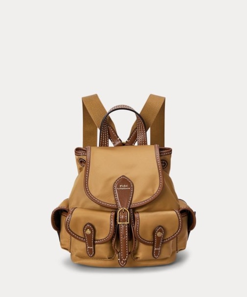 レザートリム ツイル Bellport バックパック