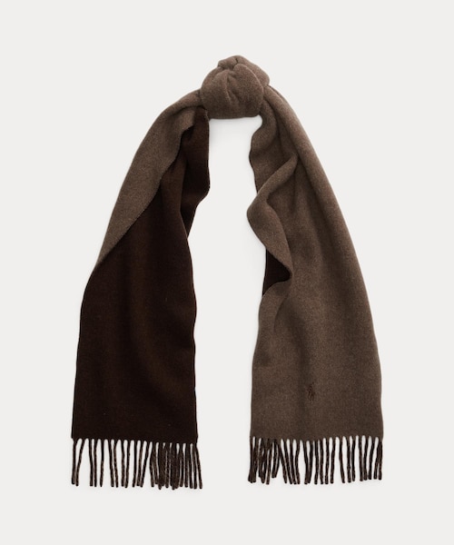 フリンジトリム ウール マフラー｜ポロ ラルフ ローレンの通販｜&mall