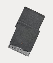 フリンジ バージン ウール マフラー